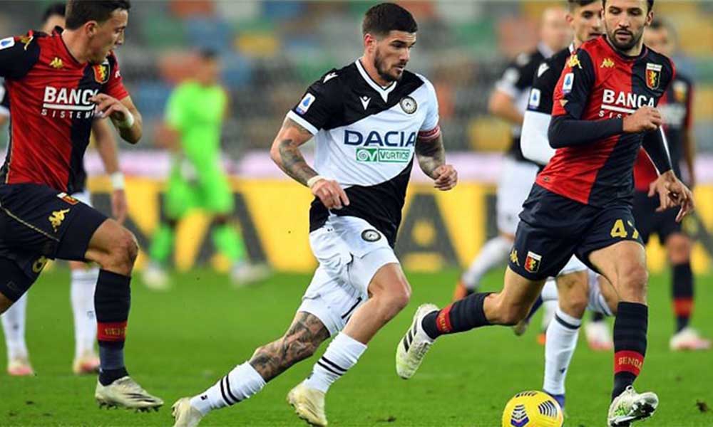 Lịch sử đối đầu giữa Genoa vs Udinese